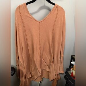 Three Bird Nest Tan Tunic Top